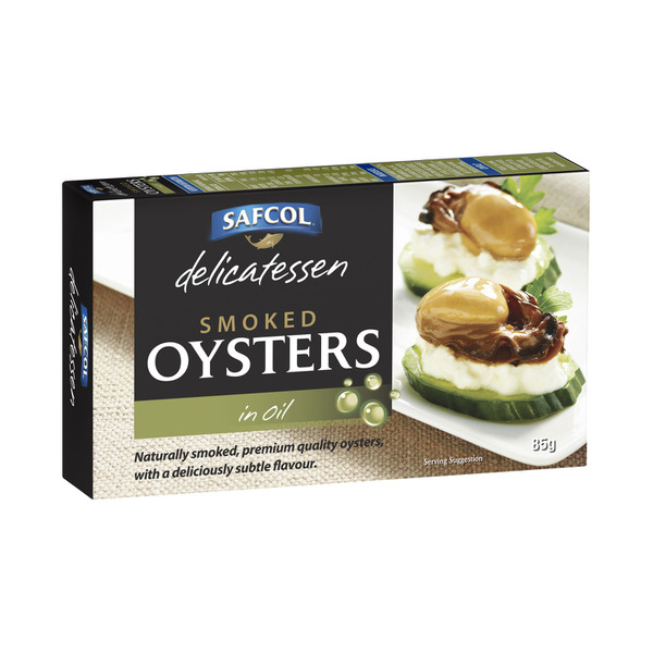 Calories in Safcol Smoked Oysters In Oil