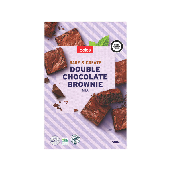 Calories In Coles Double Chocolate Brownie Mix Calcount