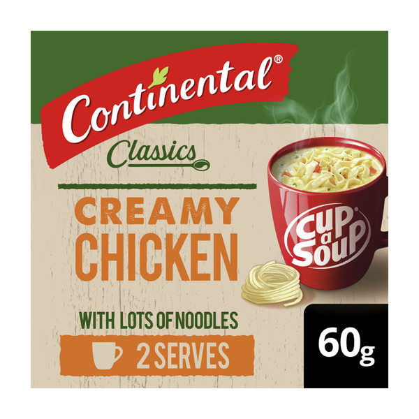Continental Cup A Soup Creamy Chicken With Lots Of Noodles Serves 2