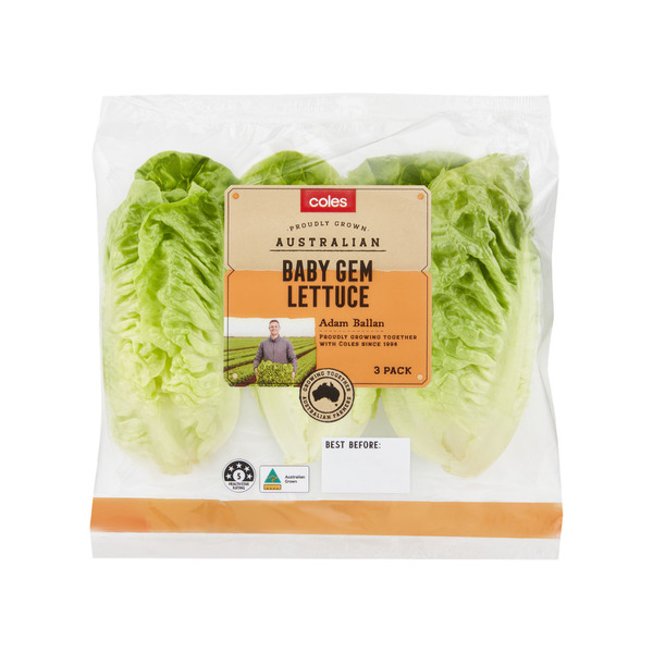 Coles Baby Gem Lettuce | 3 pack