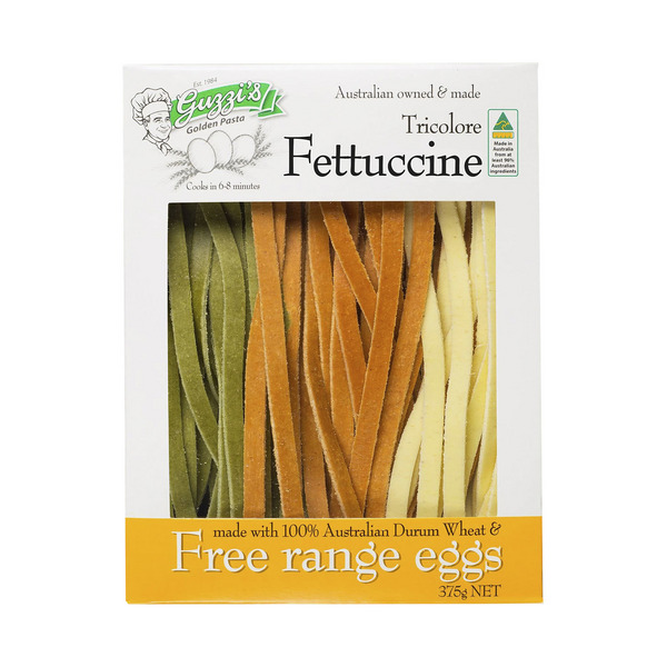 Tricolore Fettuccine Pasta