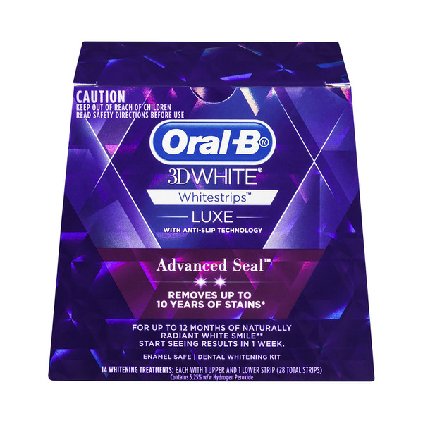 Oral B 3D White Luxe Advance Seal 14 Whitening Treatments