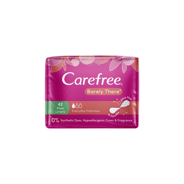 Carefree Barely There Aloe Panty Liners