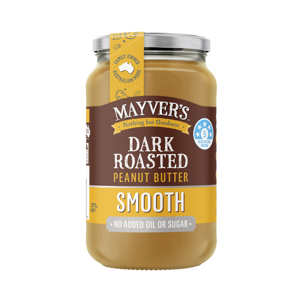 Mayver's Smooth Dark Roast Natural Peanut Butter