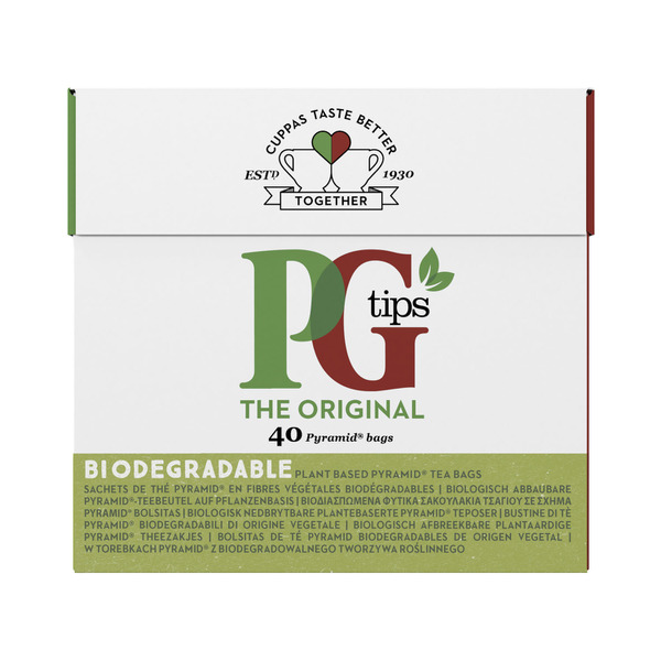 Buy Pg Tips Tea Bags 40 Pack 116g