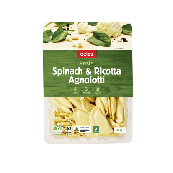 Ricotta Spinach Agnolotti Pasta