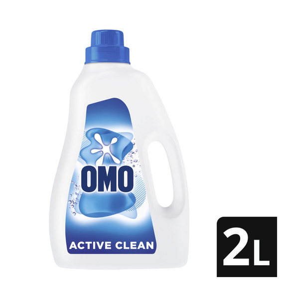 OMO Active Clean Top & Front Loader Laundry Liquid Detergent | 2L