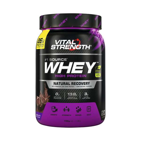 Vital Strength Whey Low Carb High Protein Chocolate Powder