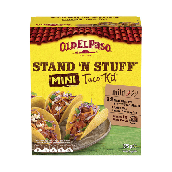 Old El Paso Stand 'N Stuff Mini Taco Shell Kit