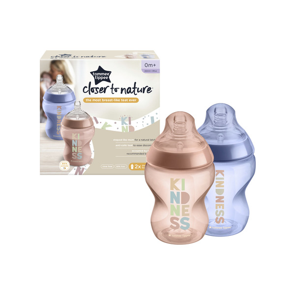 Tommee Tippee Closer to Nature Newborn Baby Bottle Set (Unisex),  Award-winning nipple 