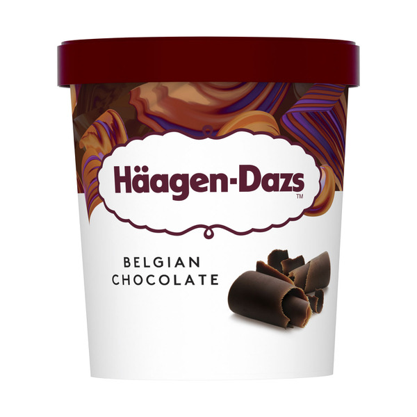 Haagen Dazs Belgian Chocolate Ice Cream Tub