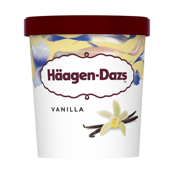 Haagen-Dazs Vanilla Ice Cream Tubs