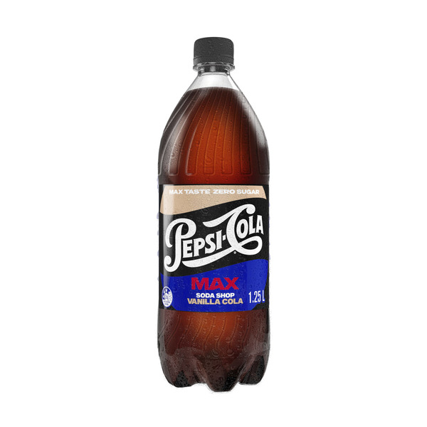 Pepsi Soft Drink Max Vanilla Bottle