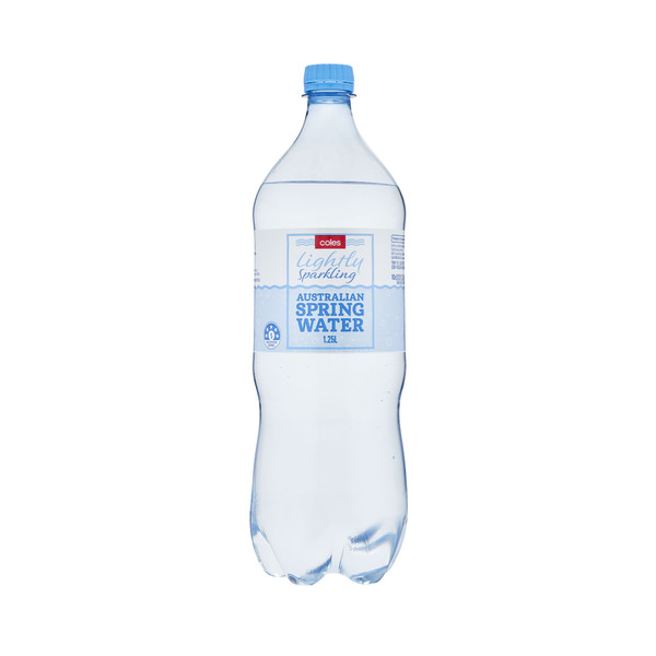 Buy Coles Lightly Sparkling Natural Water 1.25L Coles