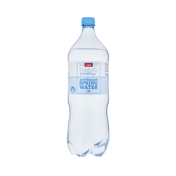 Coles Lightly Sparkling Narural Water | 1.25L