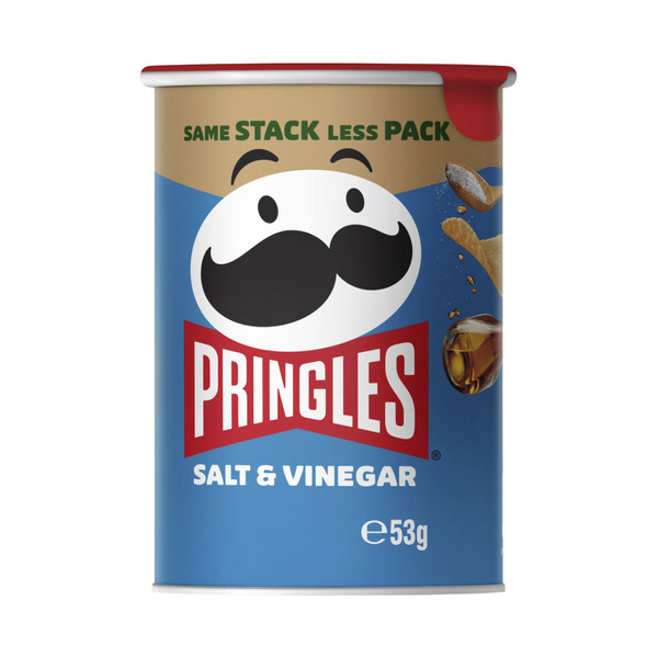 Buy Pringles Potato Chips Salt & Vinegar 53g | Coles