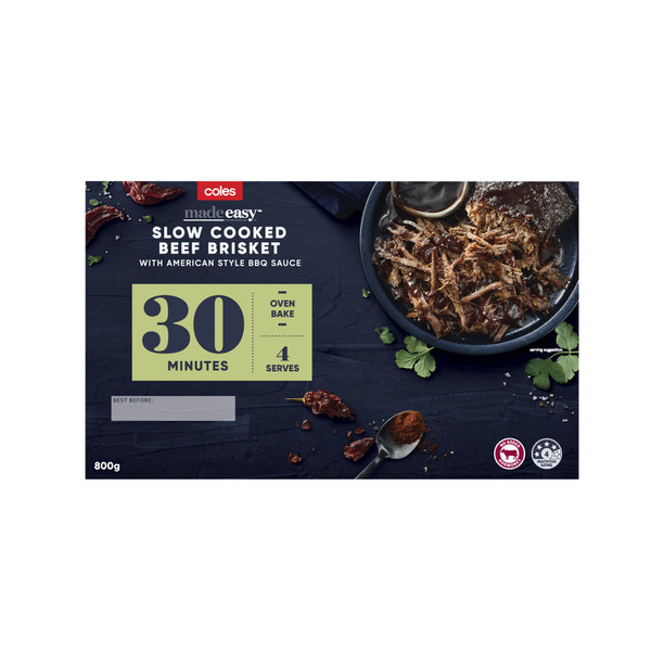 Buy COLES MADE EASY SLOW COOKED BEEF BRISKET | Coles