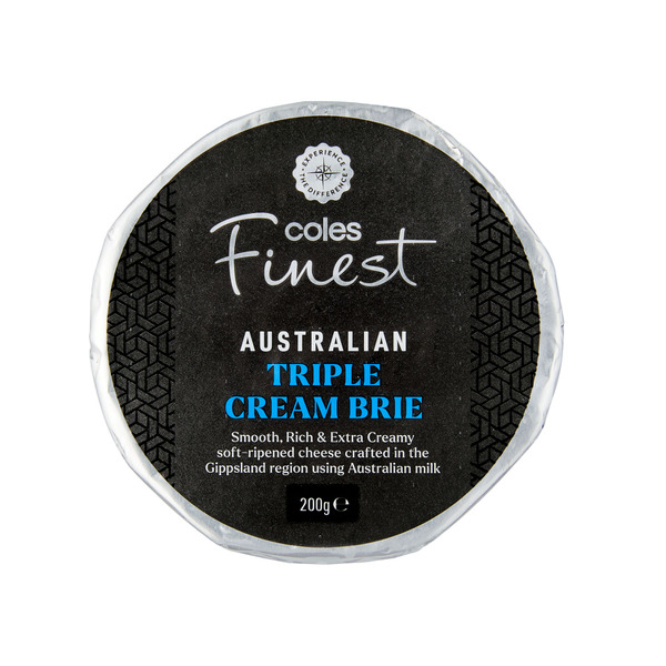 Buy Coles Finest Triple Cream Brie G Coles