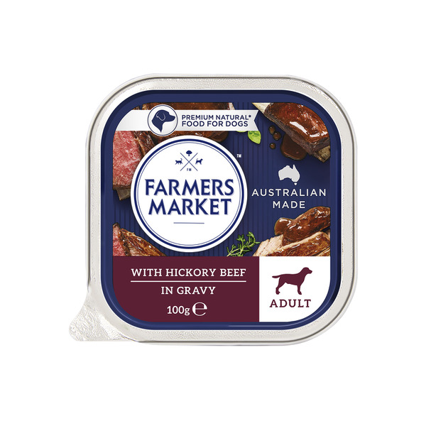Farmers Market Adult Wet Dog Food Hickory Beef & Herbs in Gravy | 100g