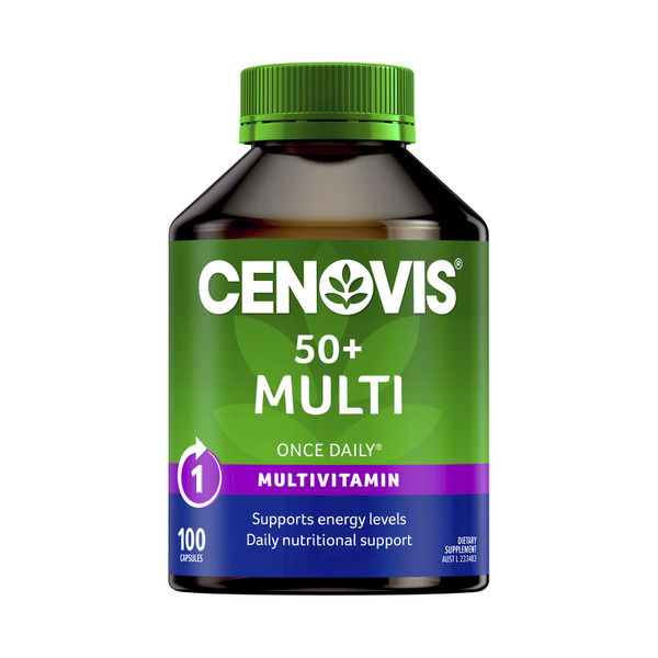 Cenovis 50+ Multivitamin Capsules Multi For Energy