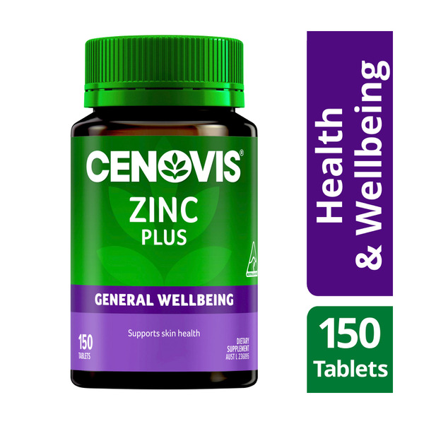 Cenovis Zinc Plus Tablets For Wellbeing + Skin Health