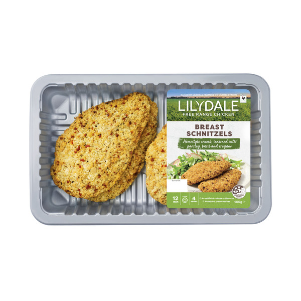 Buy Lilydale Chicken Breast Schnitzels 400g Coles