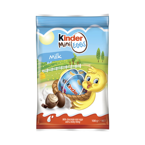 Buy Kinder Mini Eggs Milk Chocolate Bag 100g