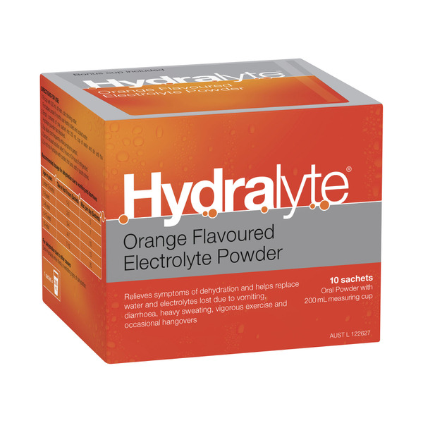 Hydralyte Electrolyte Powder Orange Flavour