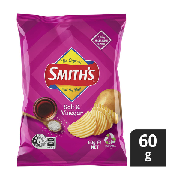 Smiths Salt & Vinegar Crinkle Potato Chips