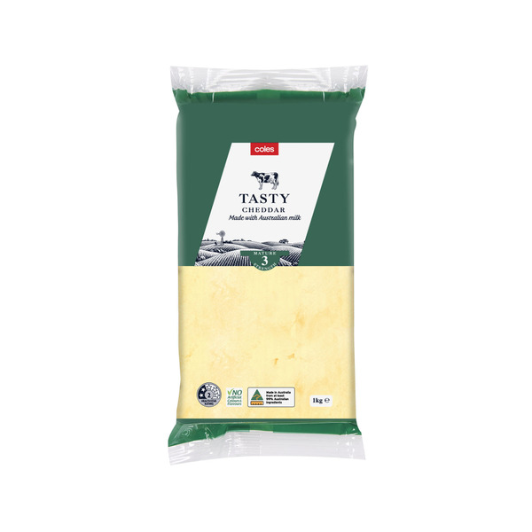 Coles Dairy Cheese Tasty
