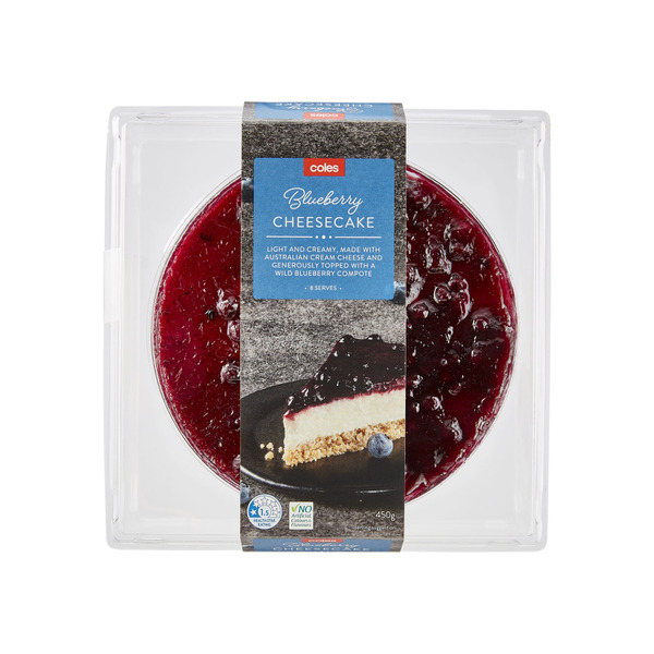 Coles Blueberry Cheesecake