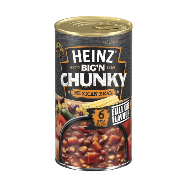 Heinz Big N Chunky Mexican Bean Soup Can | 535g