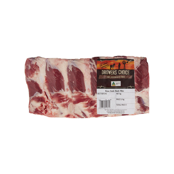 Buy Drovers Beef Ribs approx. 1.7kg Coles