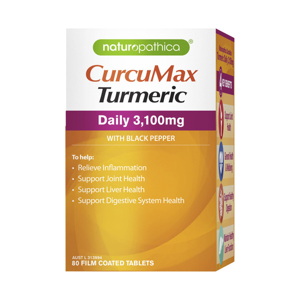 Naturopathica Curcumax Daily Care 3100mg Tablets