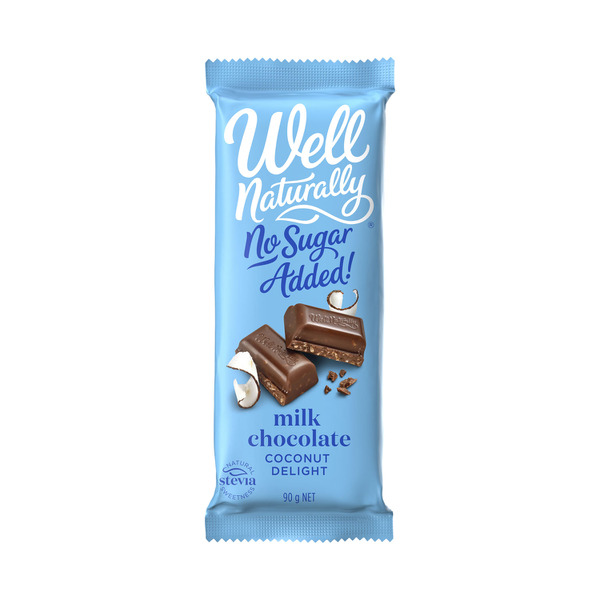 Well Naturally No Sugar Added Milk Chocolate Coconut Delight