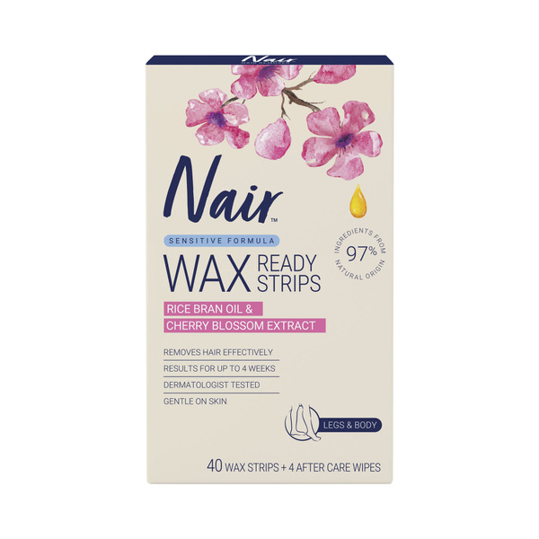 Nair Sensitive Wax Strips Large