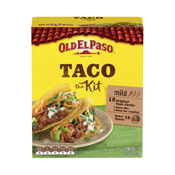 Buy Old El Paso Taco Kit Mexican Style 290g Coles