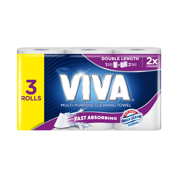 Viva Double Length Paper Towels | 3 pack