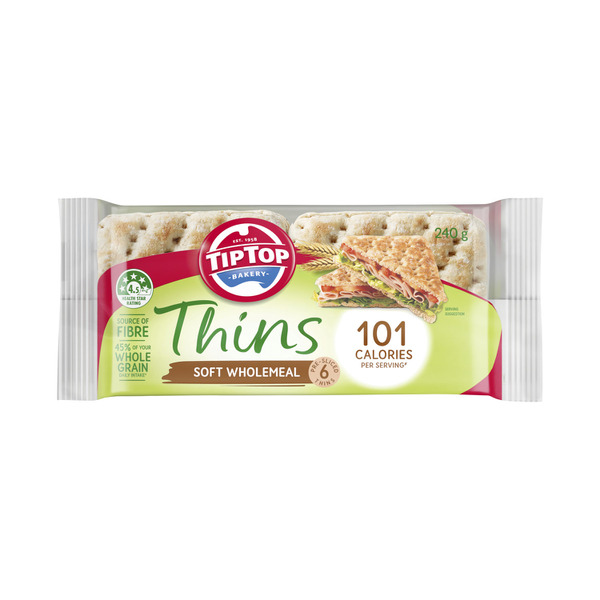 Thins Wholemeal 6 Pack