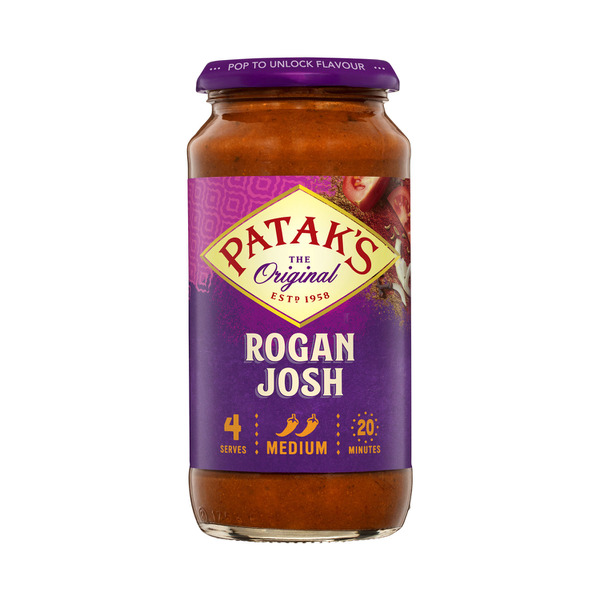 Patak's Rogan Josh Simmer Sauce Medium