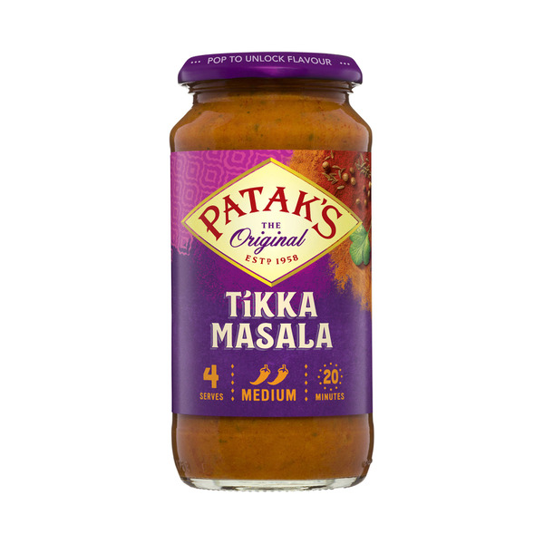 Patak's Tikka Masala Simmer Sauce Medium