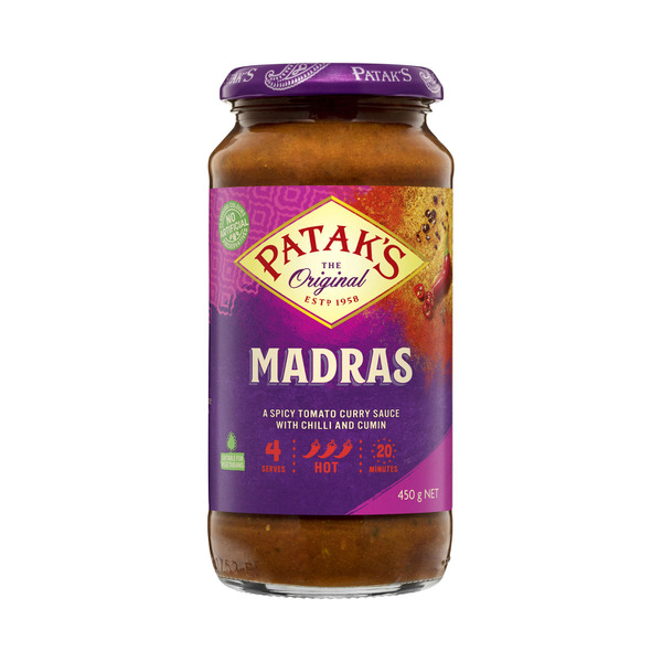 Patak's Madras Simmer Sauce Hot