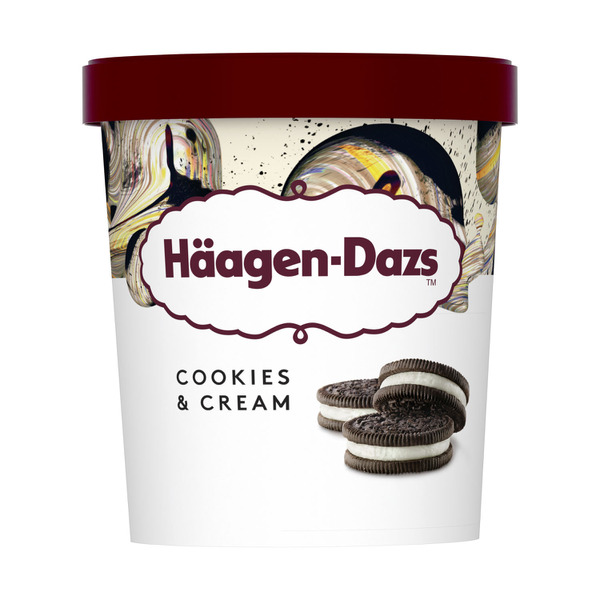 Haagen Dazs Cookies & Cream Ice Cream Tub