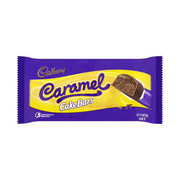 Cadbury Caramel Cake Bars 105g