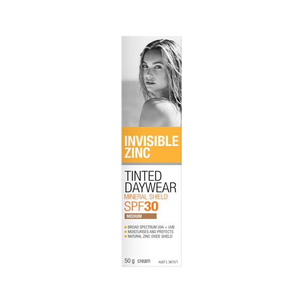 Invisible Zinc Tinted Daywear SPF 30 Medium 50g