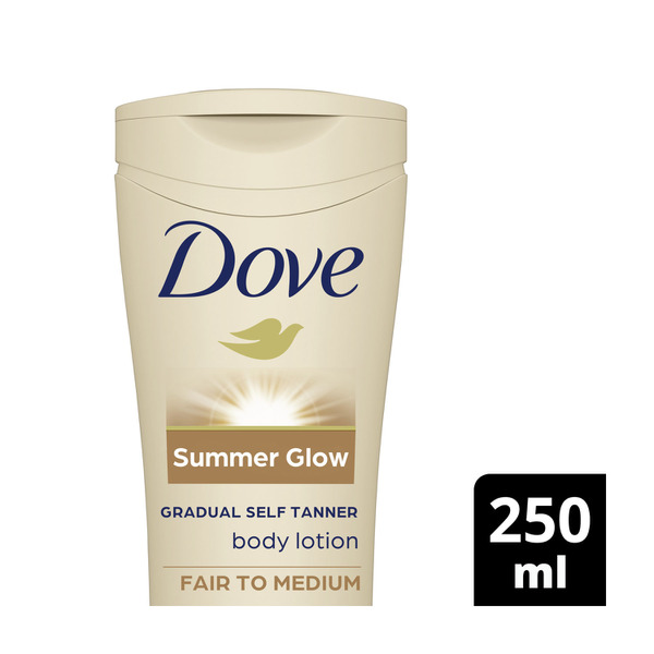 udskille nevø Generalife Buy Dove Summer Glow Fair Medium Body Lotion 250mL | Coles