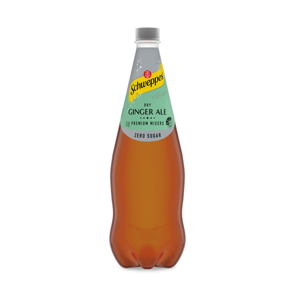 Schweppes Mixers Zero Sugar Dry Ginger Ale