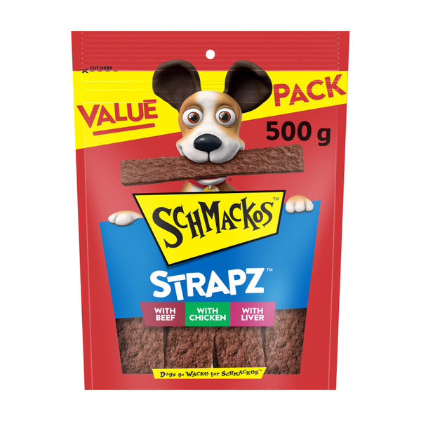 Schmackos Strapz Dog Treats Variety 3 Pack