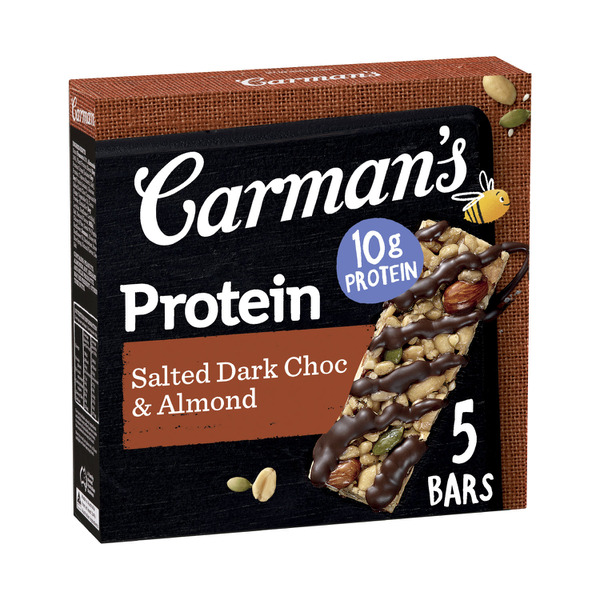 Salted Dark Choc & Almond Gourmet Protein Bars 5 pack