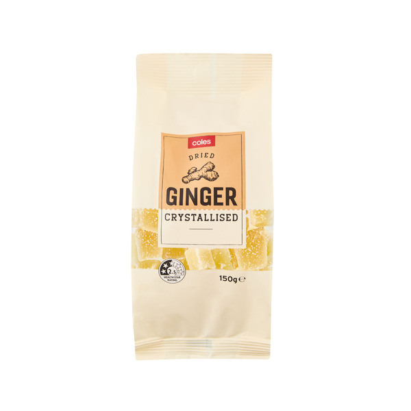 Calories in Coles Crystallised Ginger